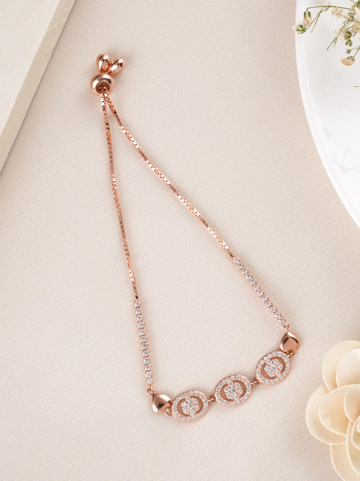 Rose Gold Pull Chain Bracelet