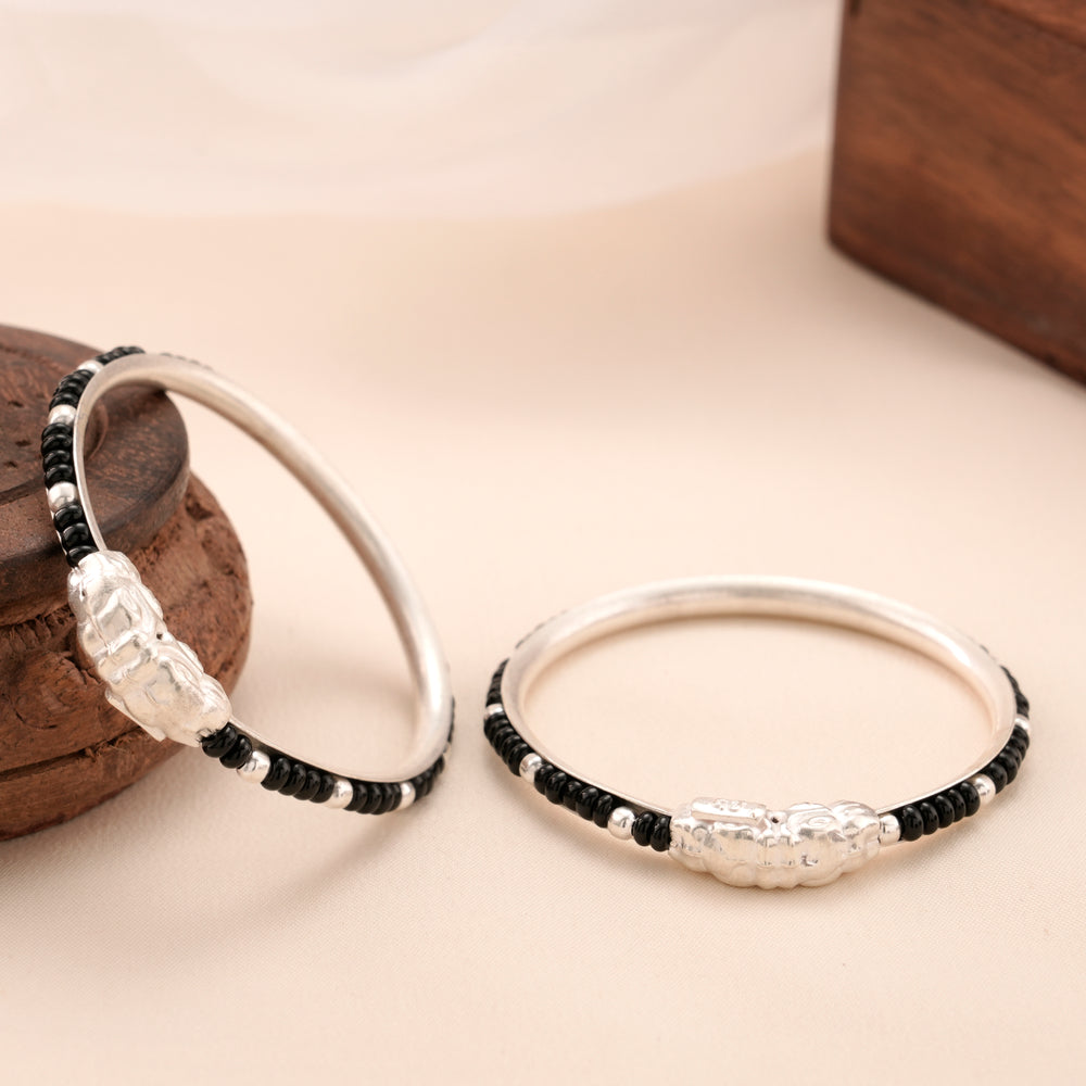 Classic Yazhi Silver Baby Bracelet