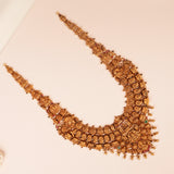 Traditional Goddess Lakshmi Bridal Gold Haram