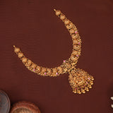 Classic Lakshmi Nagas with Ruby Gold Necklace