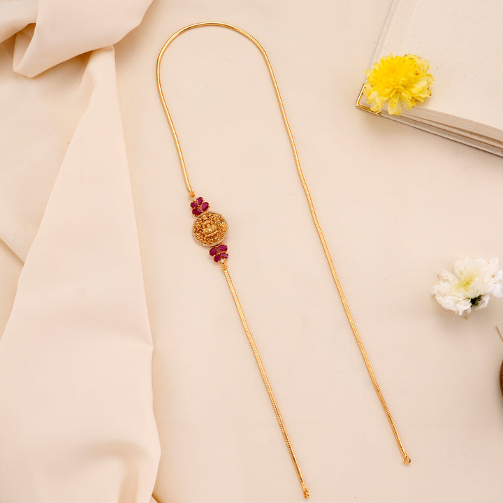 Radiance Lakshmi Devi Silver Mugappu Chain