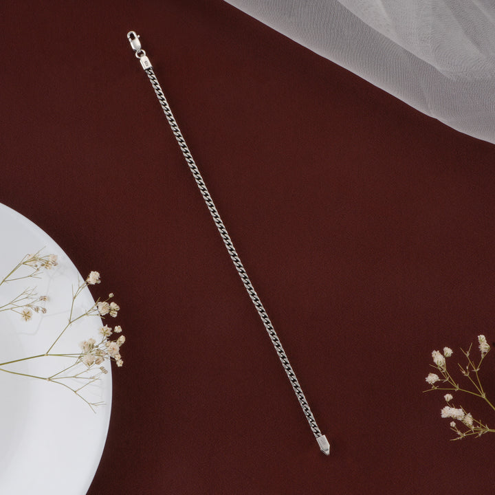 Silver Cuban Men's Bracelet