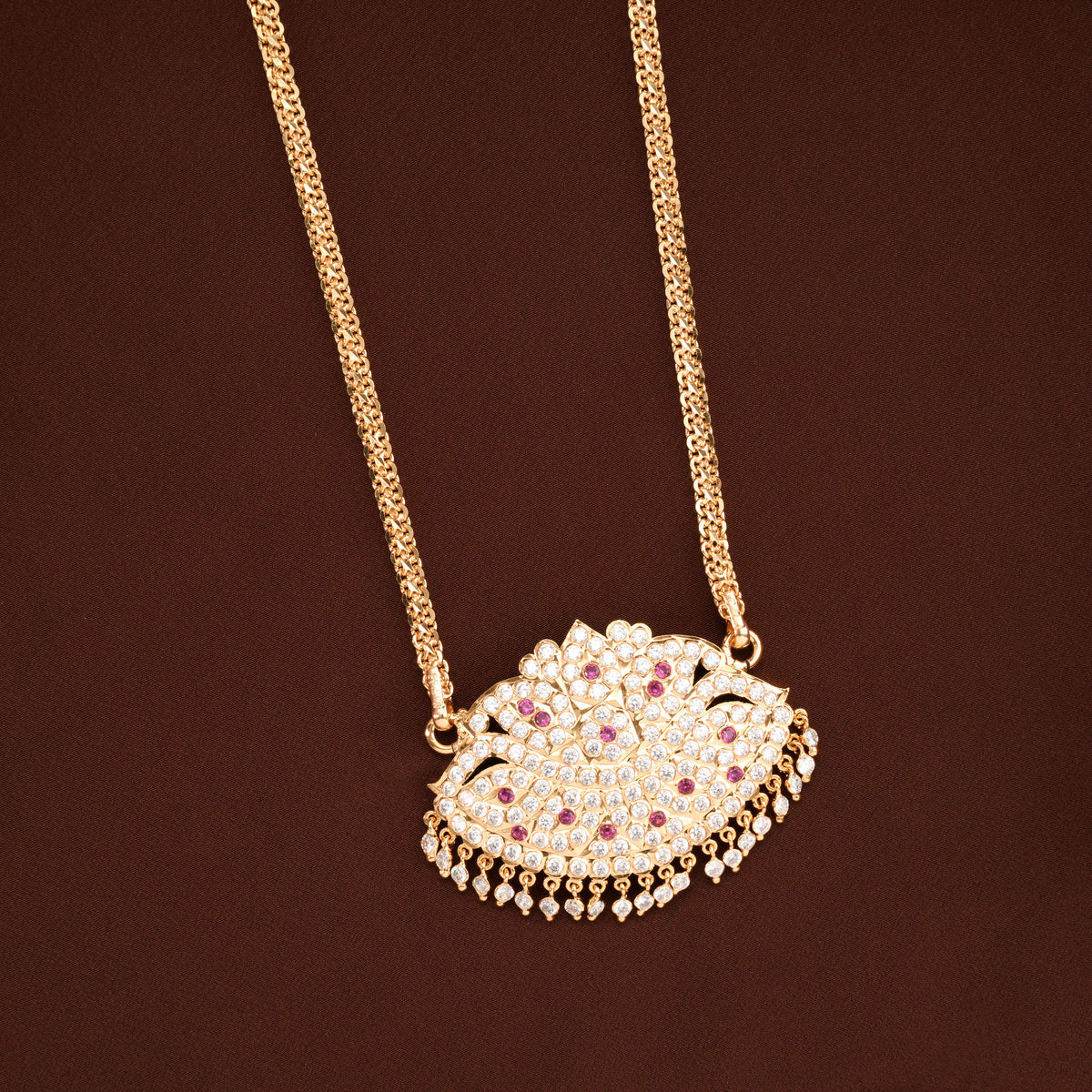 Elegant Mango Design Golden Chain
