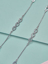 Infinity Twist Fancy Anklet