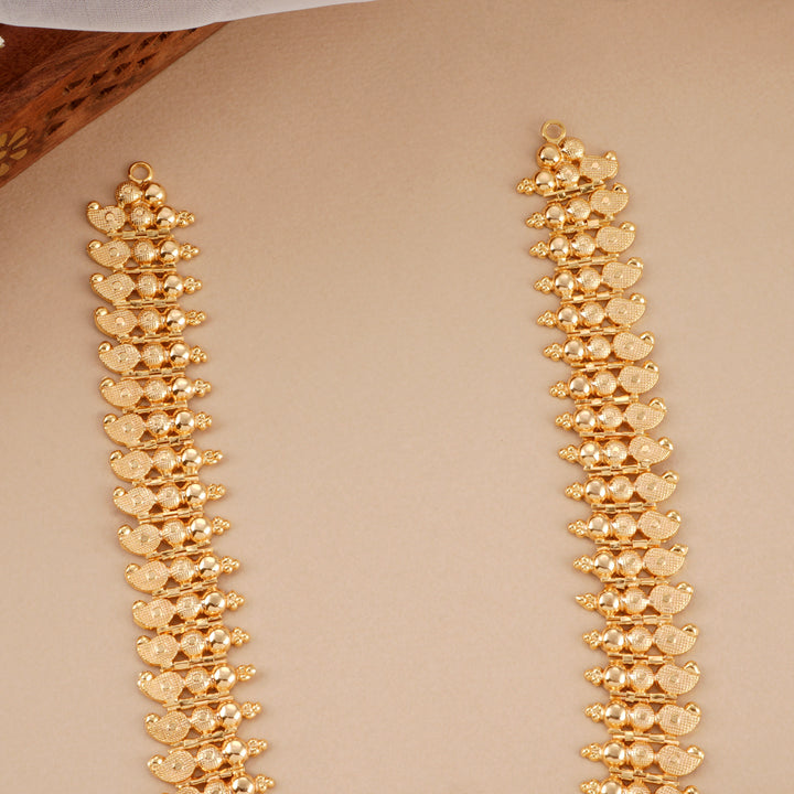 Traditional Kerala Kasu Layered Haram