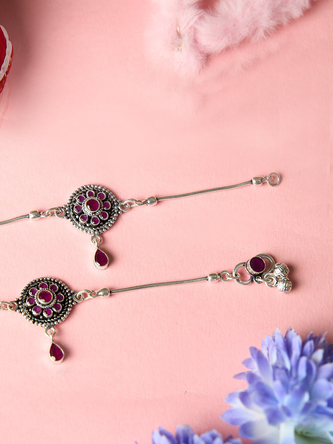 Floral Spark Baby Antique Anklet
