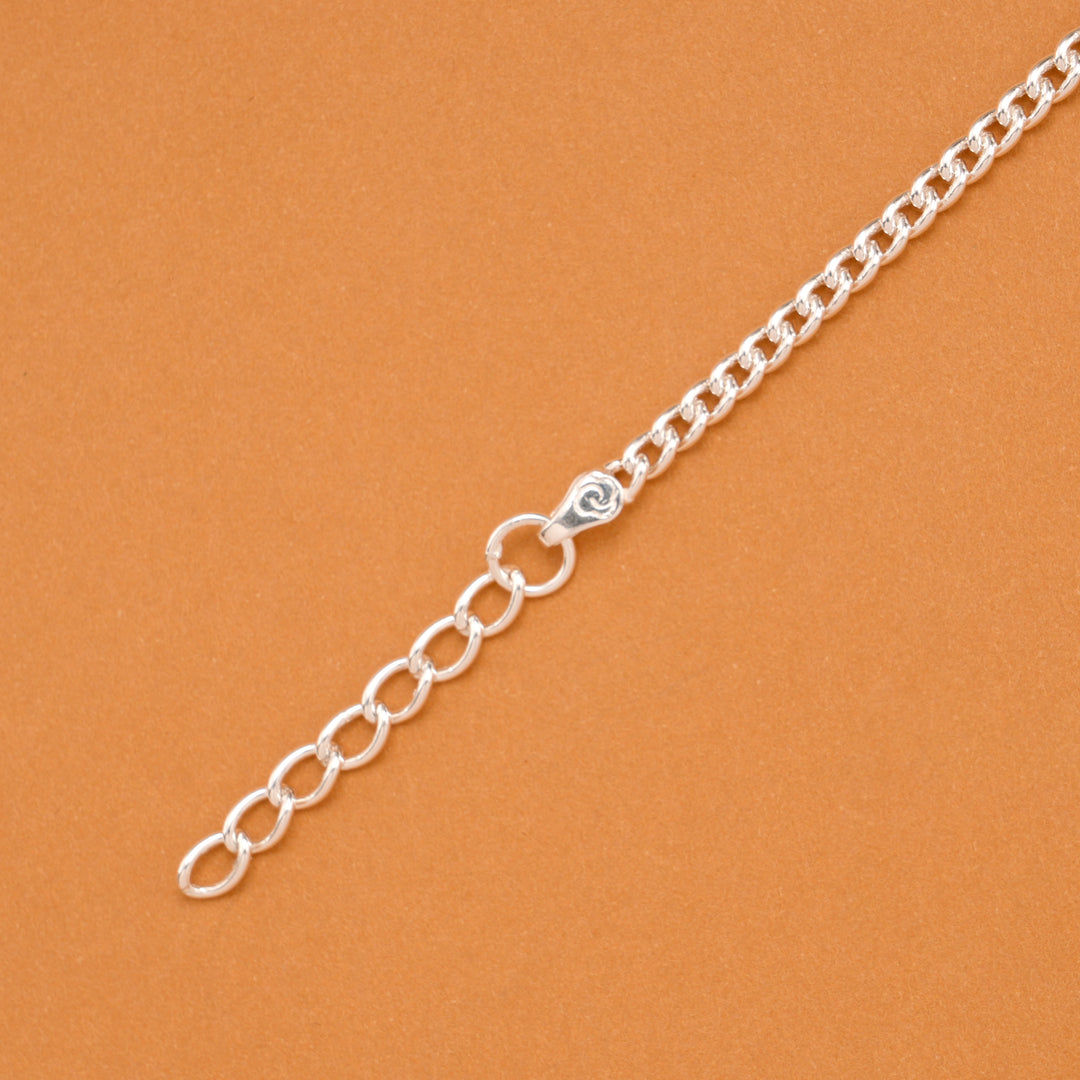 Tiny Yellow Duckling Enamel Silver Baby Bracelet