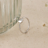 Minimalist Cloud Shape Silver Baby Ring