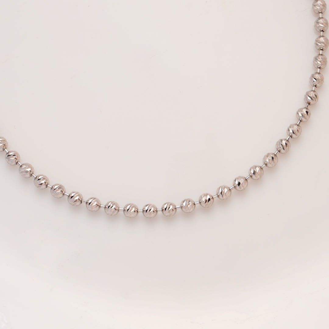 Minimalist Balls Design Silver Chain