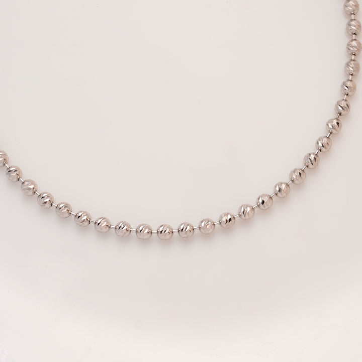 Minimalist Balls Design Silver Chain