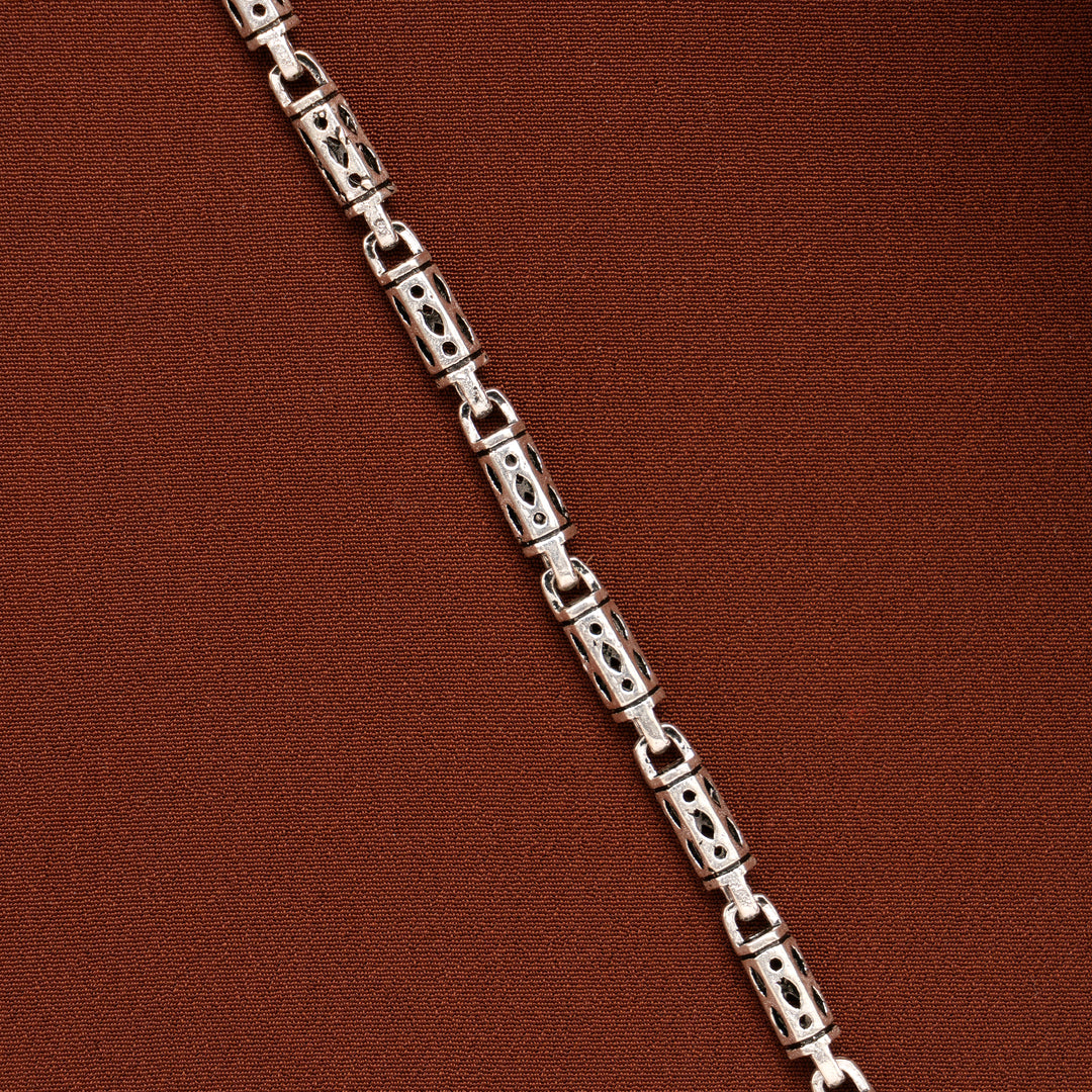 Elegant Indo Italian Silver Bracelet