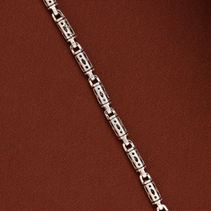 Elegant Indo Italian Silver Bracelet