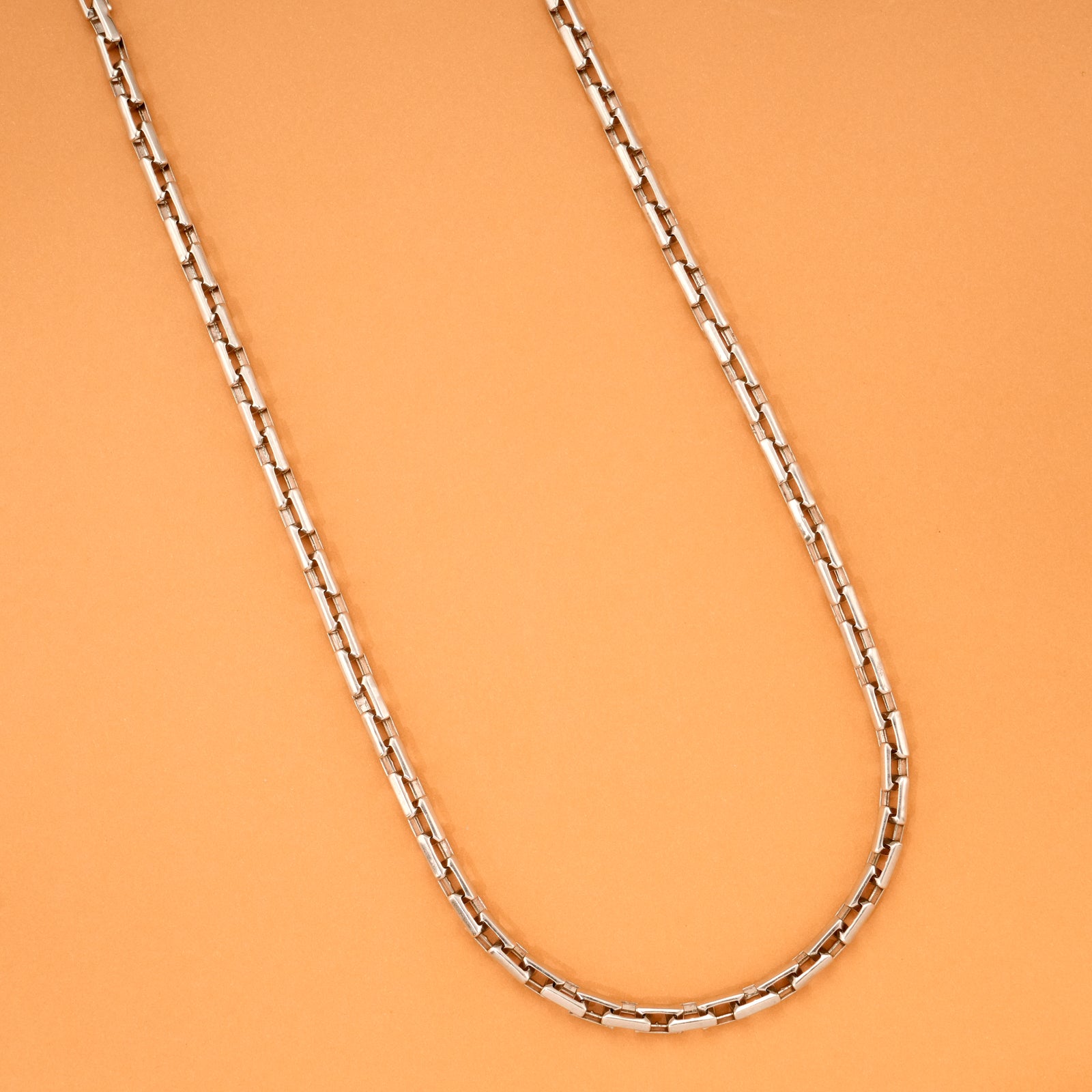 Trendy Box Link Silver Chain