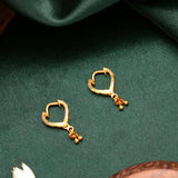 Gold Valaiyam Small Hoop Earring