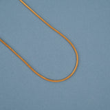 Sleek Rope Design Gold Chain