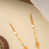 Elegant Golden Lakshmi with Vinayagar Necklace