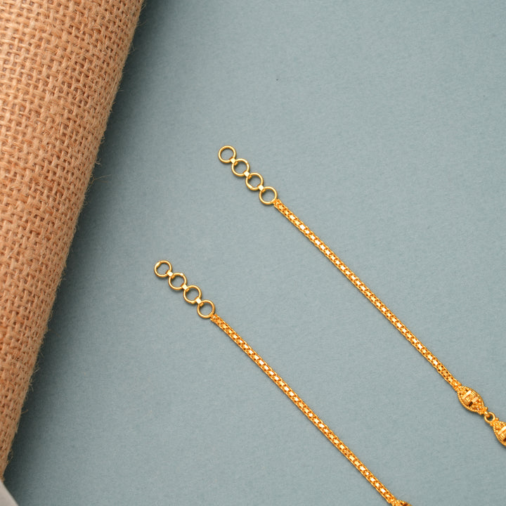 Designer Oval Chain Gold Mattal