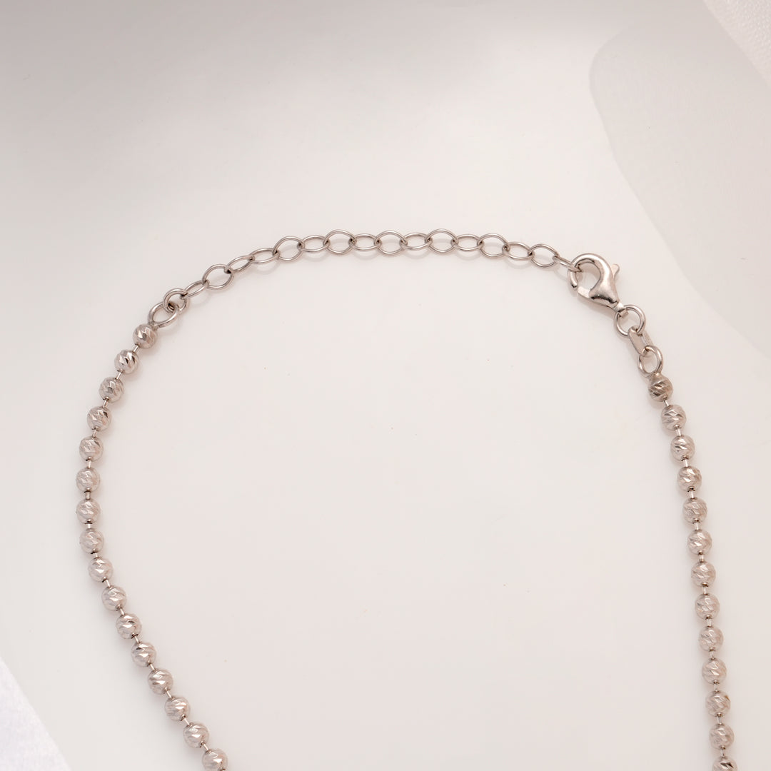 Minimalist Balls Design Silver Chain