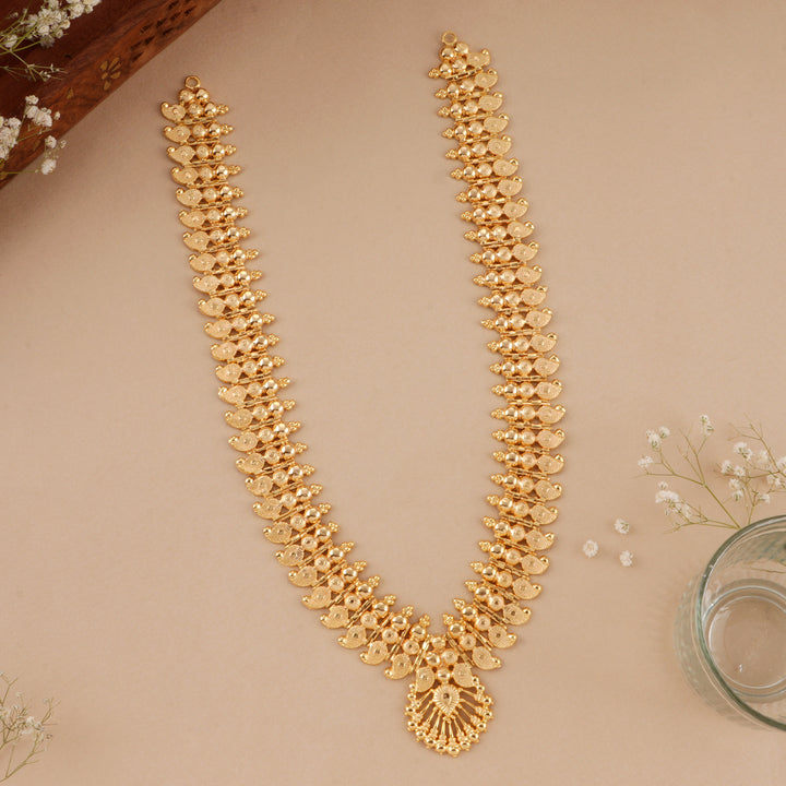 Traditional Kerala Kasu Layered Haram