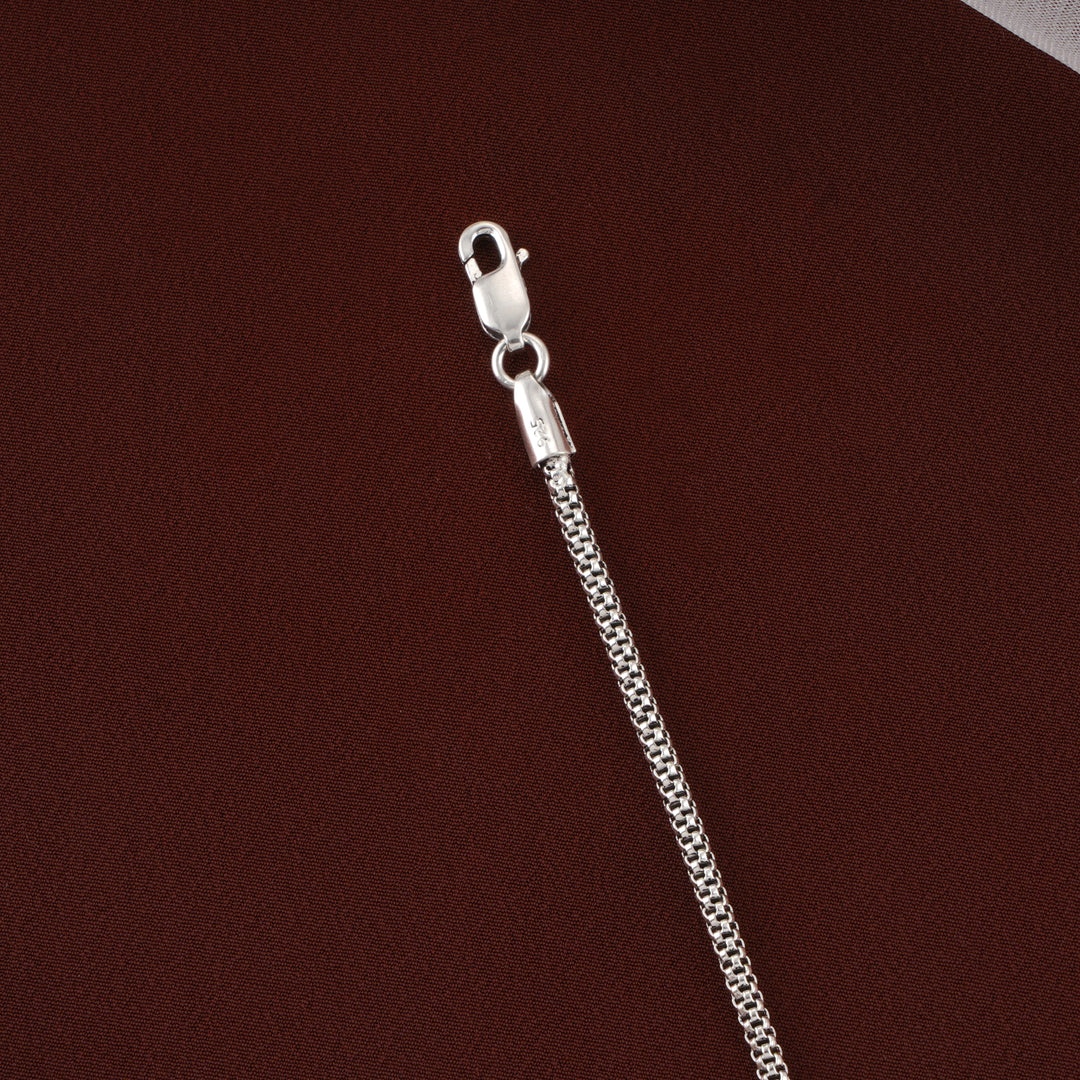 Trendy Silver Box Link Bracelet