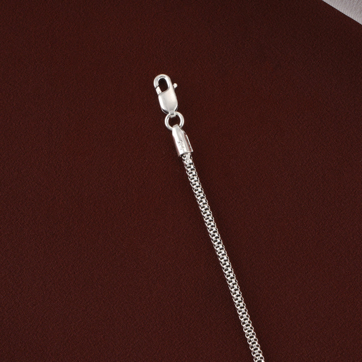 Trendy Silver Box Link Bracelet