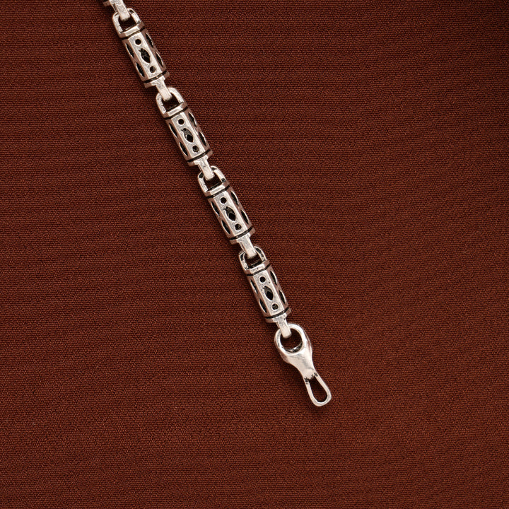 Elegant Indo Italian Silver Bracelet