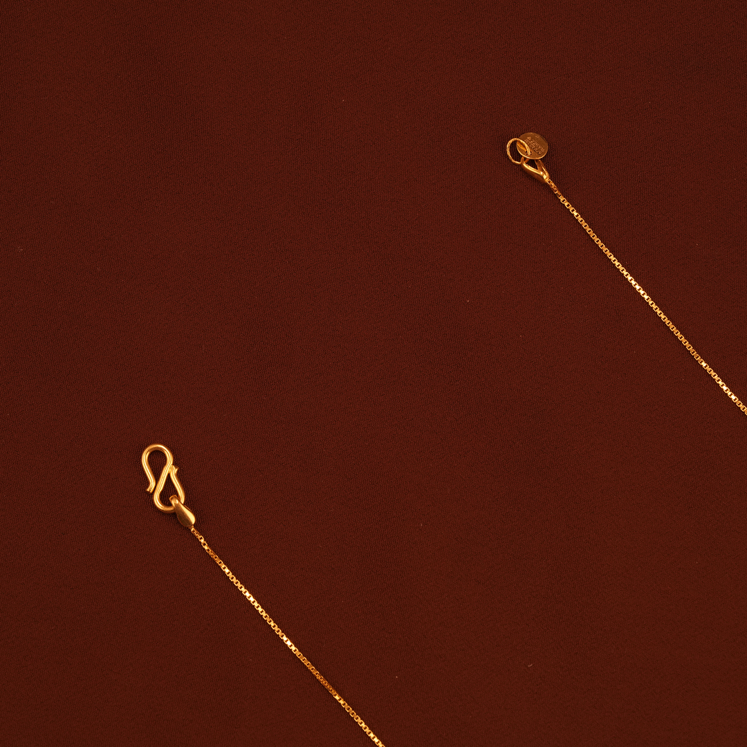 Dual Layer Marquise Ruby Gold Chain