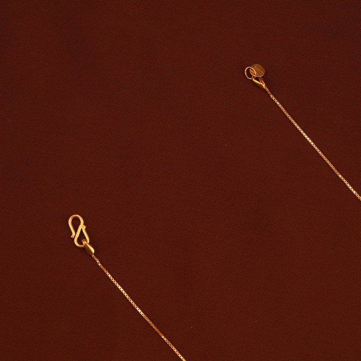 Dual Layer Marquise Ruby Gold Chain