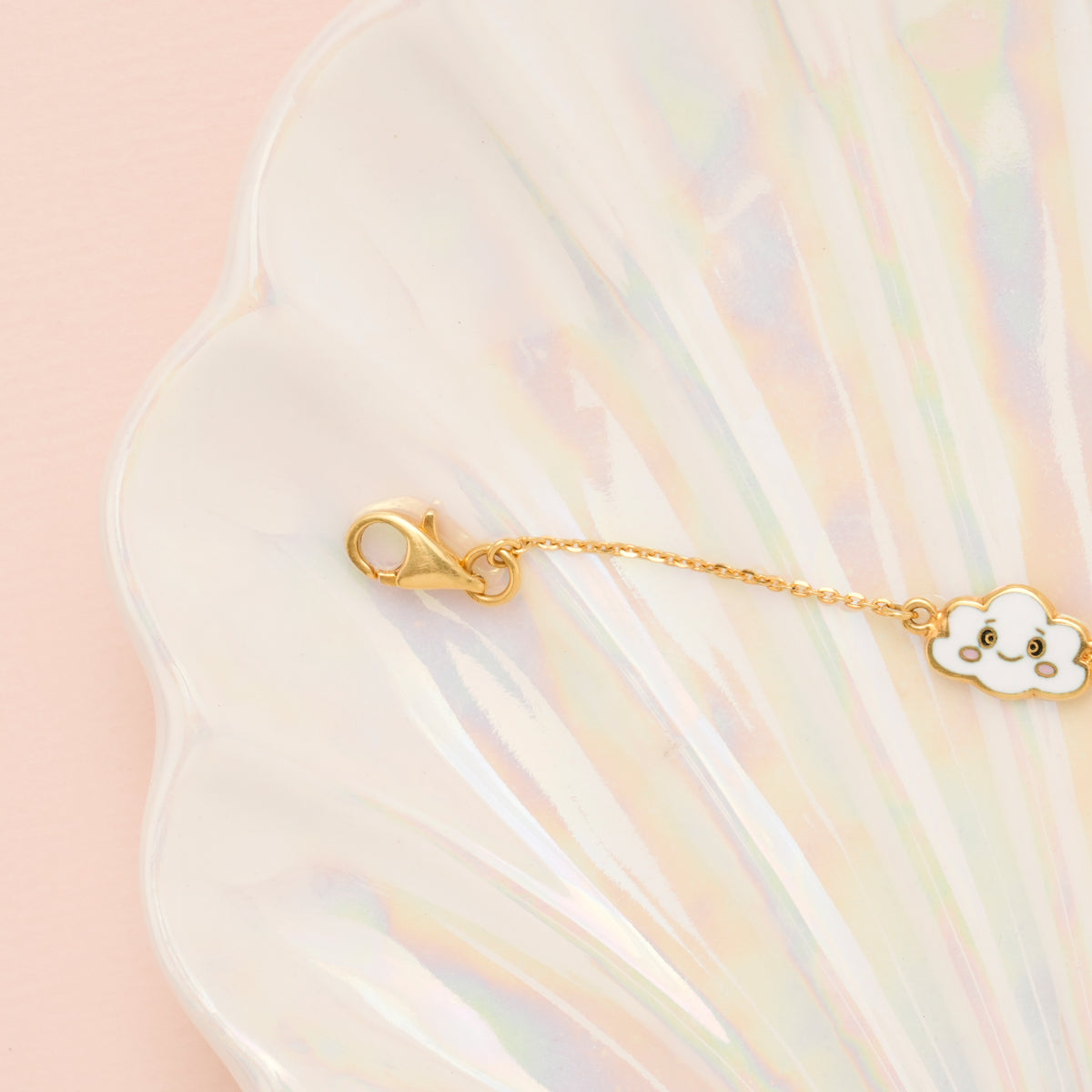 Cute Enamel Toys Gold Baby Bracelet