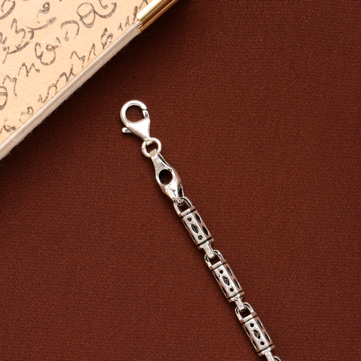 Elegant Indo Italian Silver Bracelet