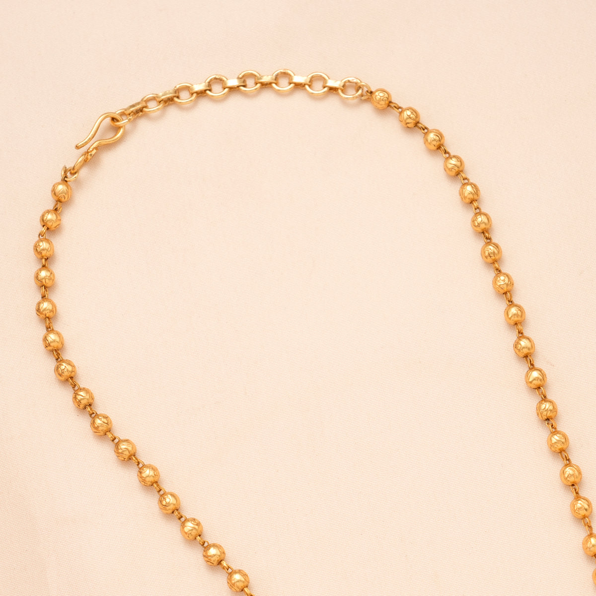 Ruby Blossom Pendant Golden Drops Necklace Set