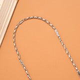 Italian Choco Spiral Silver Men’s Chain