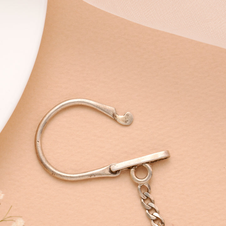 Shiradi Sai Baba Silver Keychain