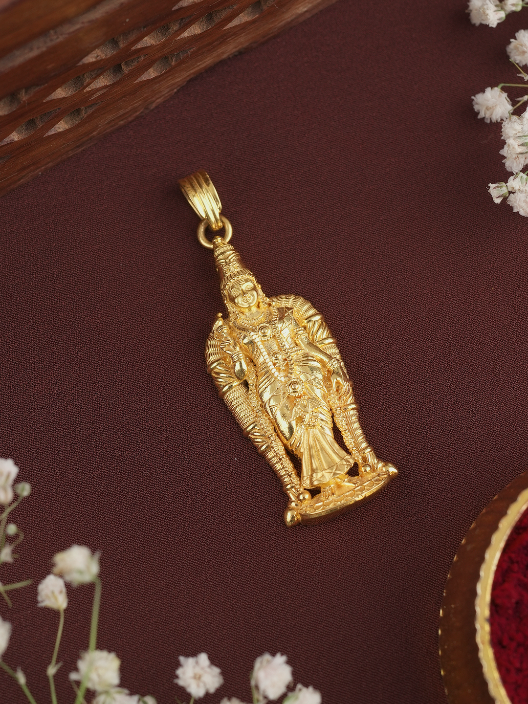 Royal Gold Meenakshi Amman Pendant