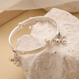 Majestic Heart Design Layered Silver Thandai