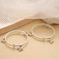 Majestic Heart Design Layered Silver Thandai