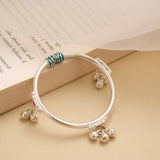 Beautiful Meenakari Silver Baby Thandai