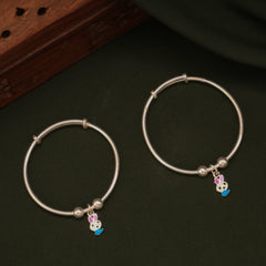Cute Rabbit Design Hanging Baby Bangle