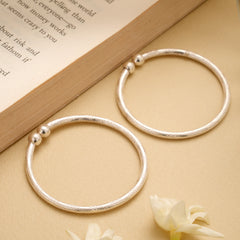 Minimal Design Adjustable Silver Baby Kappu