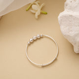 Cute Vibrant Ball Design Silver Baby Kappu