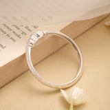 Traditional Thick Silver Baby Kada