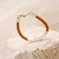 Stylish Silver Brown Silver Baby Bracelet