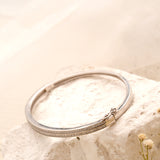 Premium Dual Stone Layer Silver Bracelet