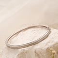Premium Dual Stone Layer Silver Bracelet