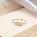 Minimalist Silver Open Cuff Baby Bracelet