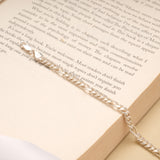 Stylish Cuban Link Silver Men’s Bracelet