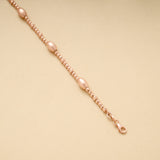 Cute Multi Beads Silver Rose Gold Bracelet