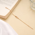 Fancy Lock Pattern Silver Rose Gold Bracelet