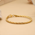 Charming Golden Twisted Style Kada