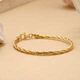 Charming Golden Twisted Style Kada